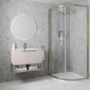 Drench Naturals Grey Concrete PVC Waterproof Bathroom Wall Panel - 1000 x 2400mm