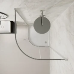 Drench Naturals Pergamon Marble PVC Waterproof Bathroom Wall Panel - 1000 x 2400mm