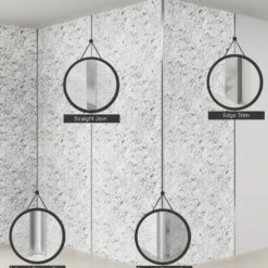 Drench Naturals Pergamon Marble PVC Waterproof Bathroom Wall Panel - 1000 x 2400mm