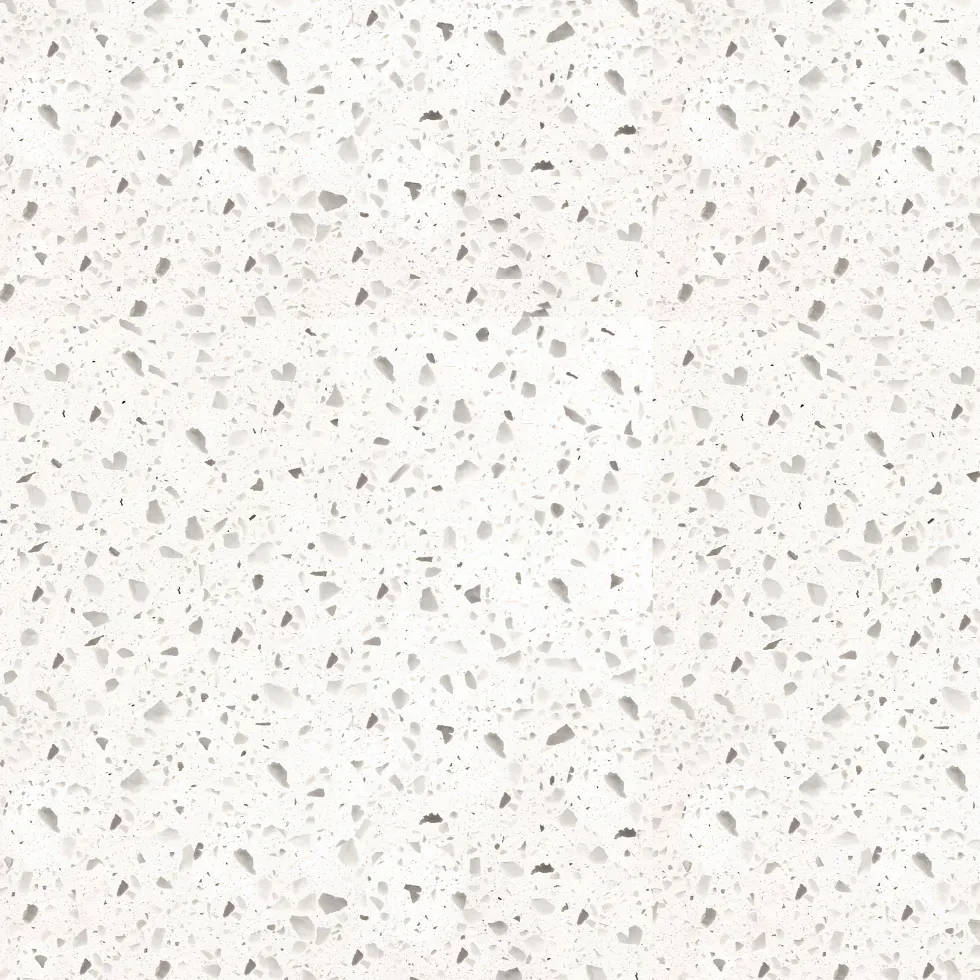 Drench Naturals White Terrazzo PVC Waterproof Bathroom Wall Panel - 1000 x 2400mm