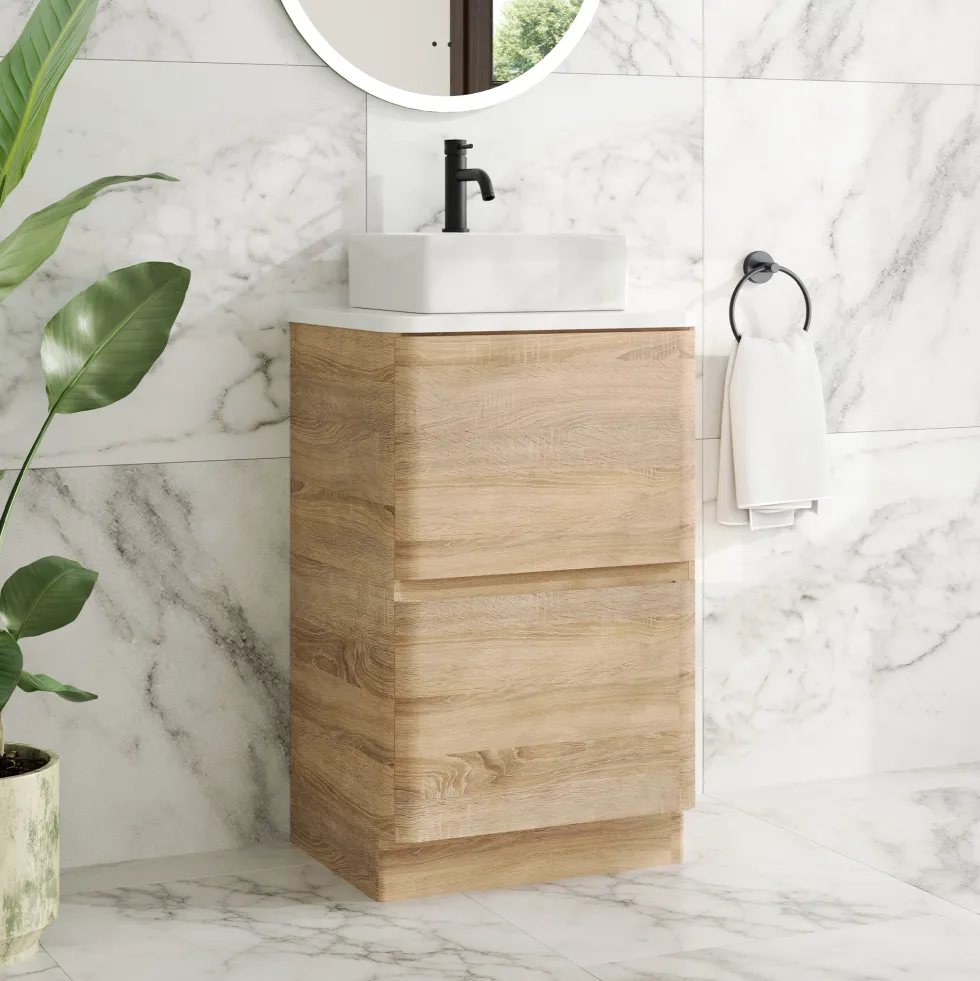 Drench Origin 500mm Floorstanding Vanity Unit & Countertop