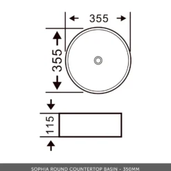 Drench Origin 600mm Fluted Floorstanding Vanity Unit & Countertop