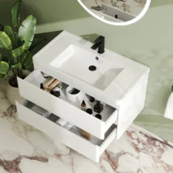 Drench Origin 900mm Wall Mounted Vanity Unit & Basin