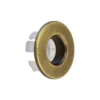 Drench Ring Style Basin Overflow Cover Cap - Brushed Brass