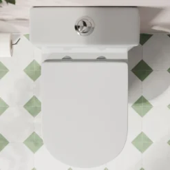 Drench Soft Close Round Wrap Over Toilet Seat With Quick Release Hinges