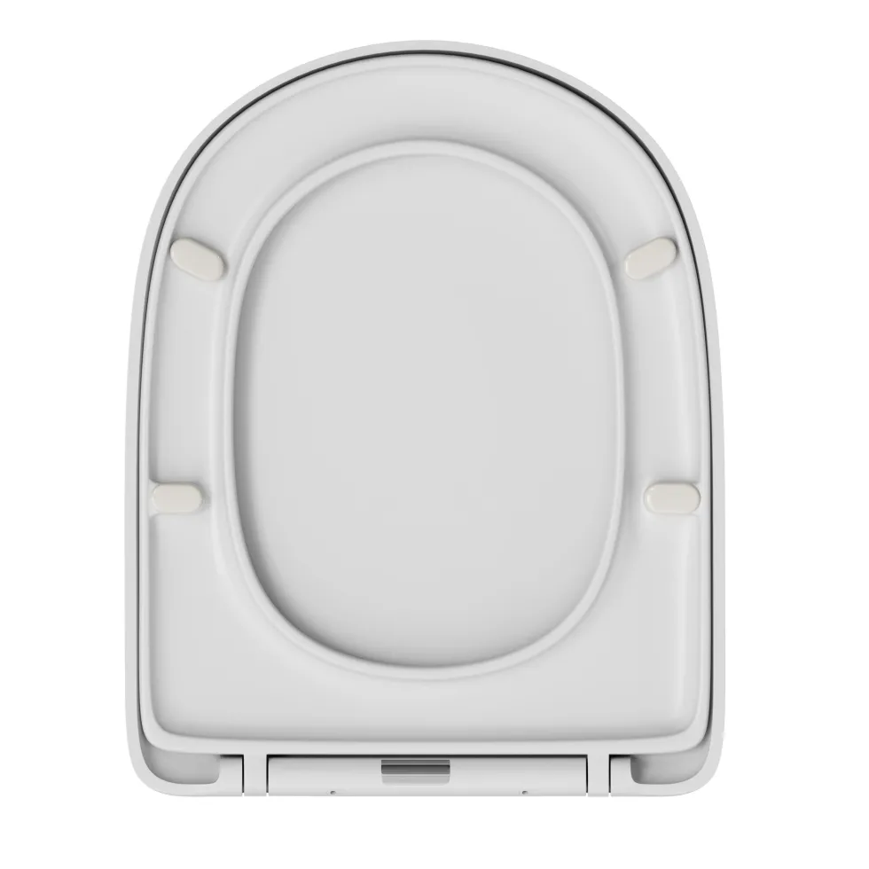 Drench Soft Close Round Wrap Over Toilet Seat With Quick Release Hinges