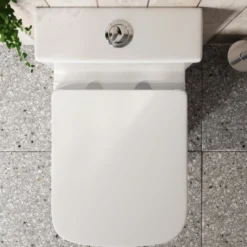 Drench Soft Close Square Slimline Toilet Seat With Quick Release Hinges