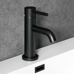Dylan Complete Matt Black Bathroom Suite with Reinforced Shower Bath & Rimless Toilet