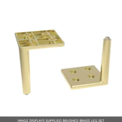 Elara 500mm Floorstanding Stone Fluted Vanity Unit & Basin with Leg Set