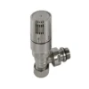EliteHeat Angled Thermostatic Radiator Valves - Nickel