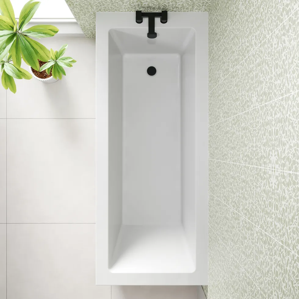 Emily Complete Bathroom Suite with Reinforced Bath & Rimless Toilet