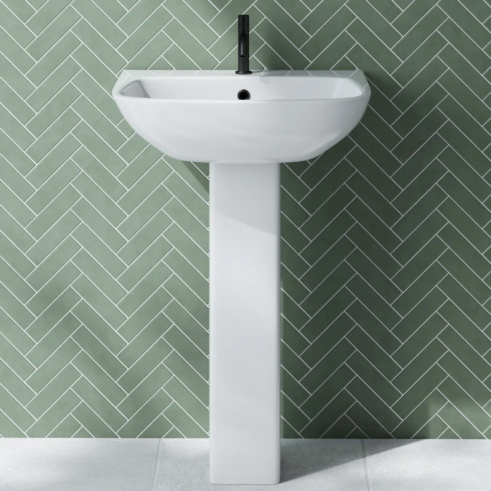 Emily Complete Bathroom Suite with Shower Bath & Rimless Toilet