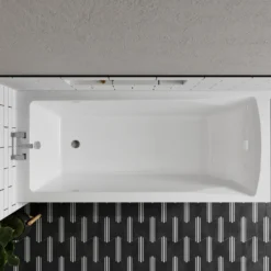 Emily Complete Bathroom Suite with Shower Bath & Rimless Toilet