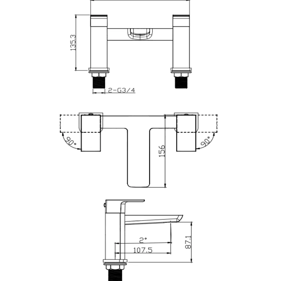 Emily Complete Brushed Brass Bathroom Suite with 1700mm L Shaped Shower Bath & Rimless Toilet
