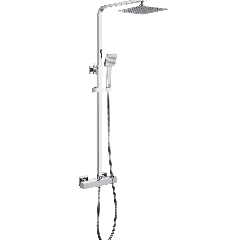 Emily Complete Modern Bathroom Suite with 1700mm L Shaped Shower Bath & Rimless Toilet