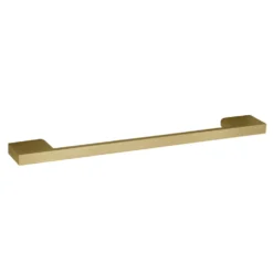 Emily Gloss White Floorstanding 2 Door Vanity Unit, Thin-Edged Basin, Brushed Brass Handles & Overflow