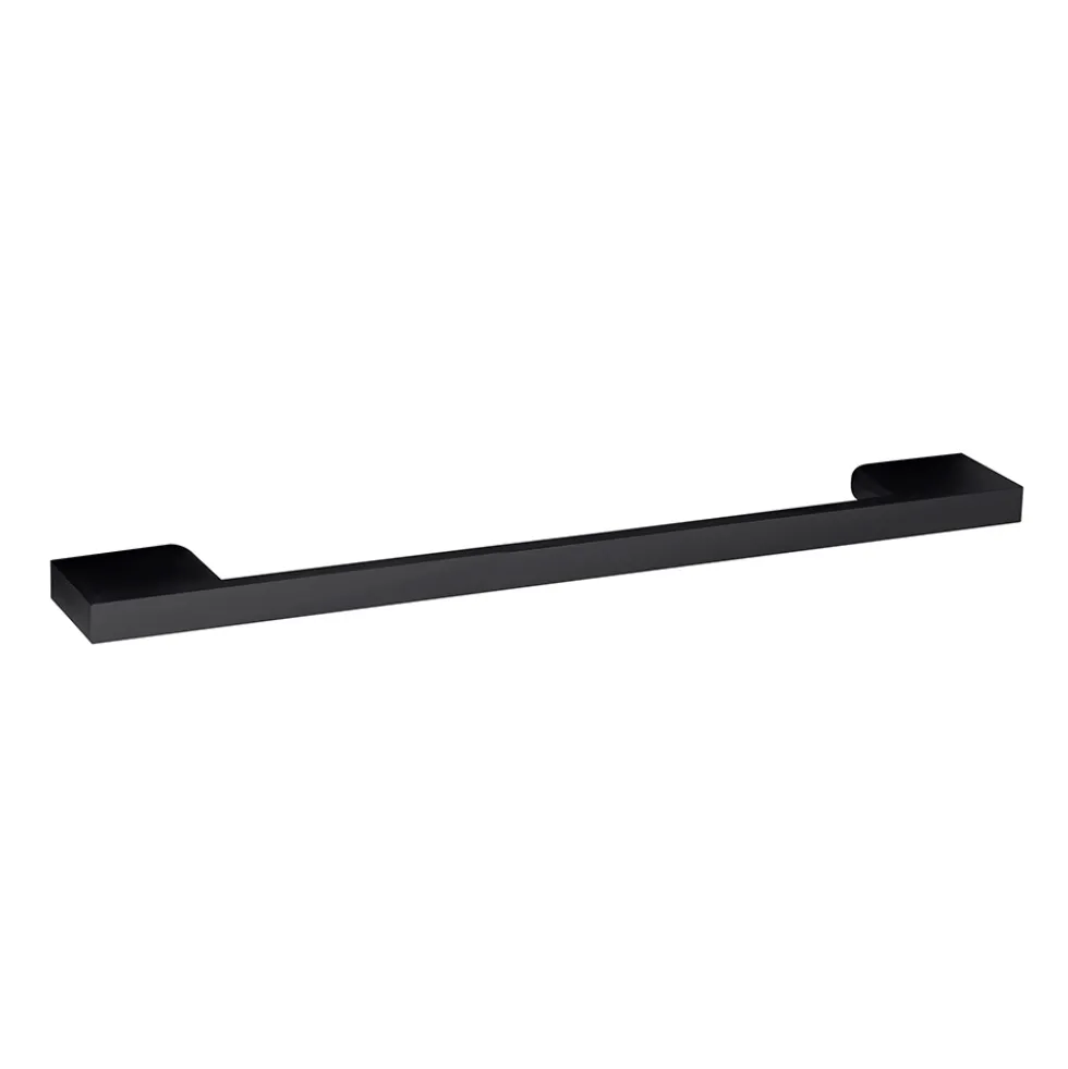 Emily Gloss White Wall Mounted 1 Drawer Vanity Unit and Countertop with Matt Black Handle