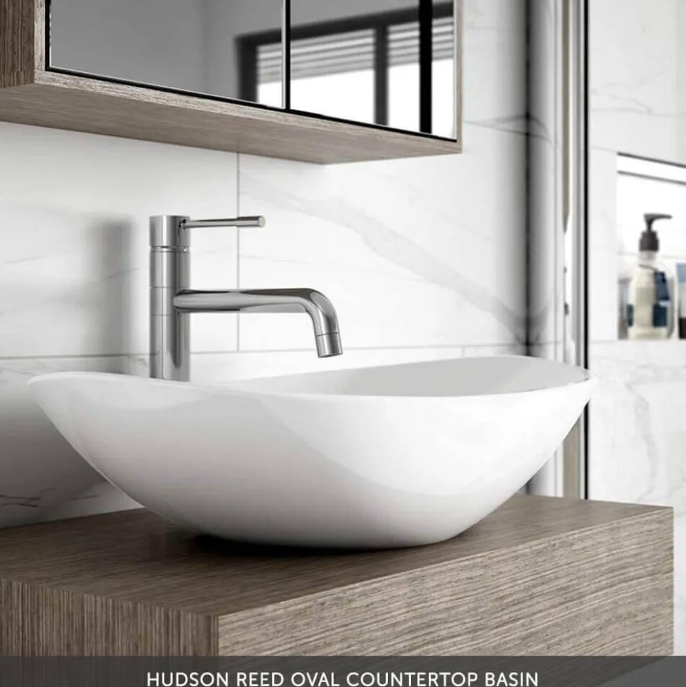 Emily Gloss White Wall Mounted 2 Drawer Vanity Unit and Countertop with Brushed Brass Handles