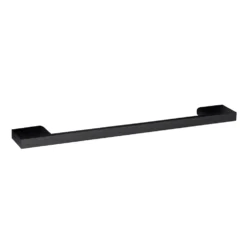 Emily Gloss White Wall Mounted 2 Drawer Vanity Unit, Thin-Edged Basin, Matt Black Handles & Overflow
