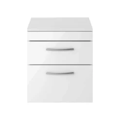 Emily 500mm Wall Mounted 2 Drawer Vanity Unit and Countertop