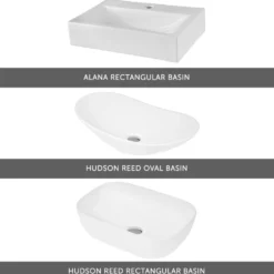 Emily 800mm Wall Mounted 1 Drawer Vanity Unit and Countertop