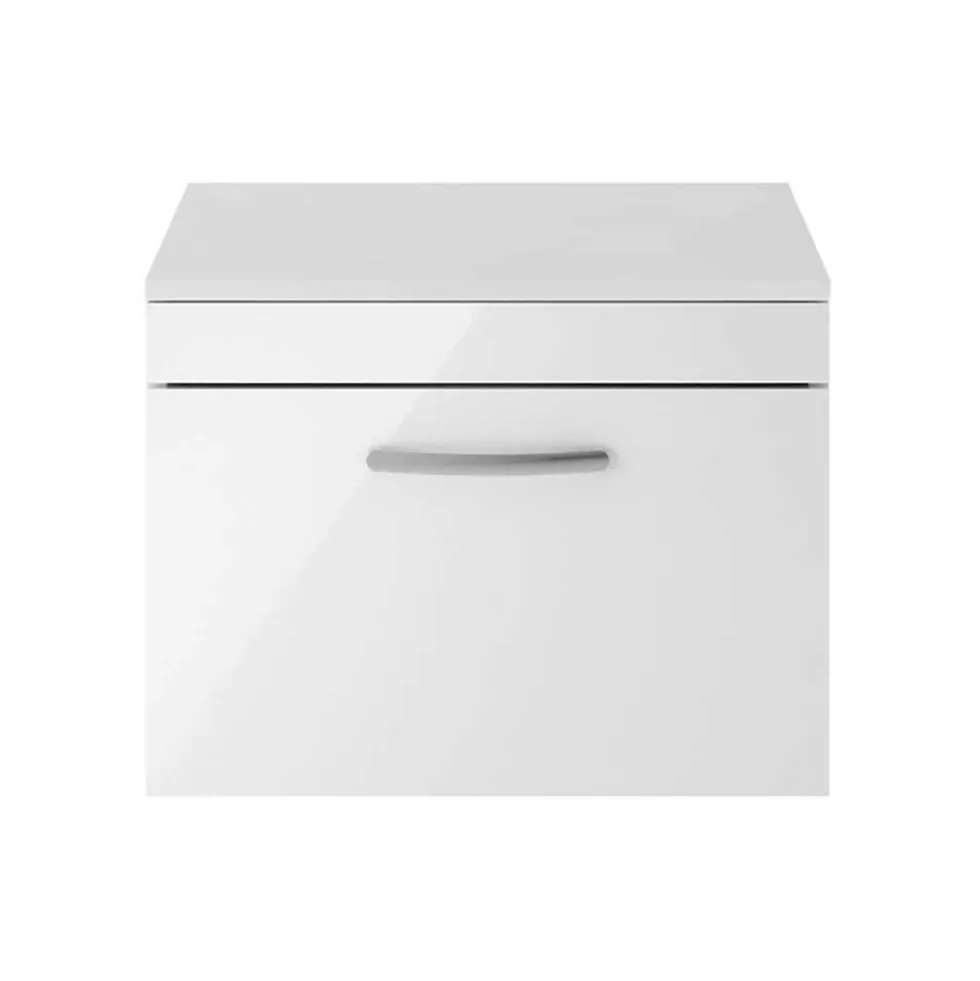 Emily 600mm Wall Mounted 1 Drawer Vanity Unit & Basin Options