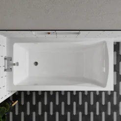 Emily Modern Bathroom Suite with Rimless Toilet & Front Bath Panel