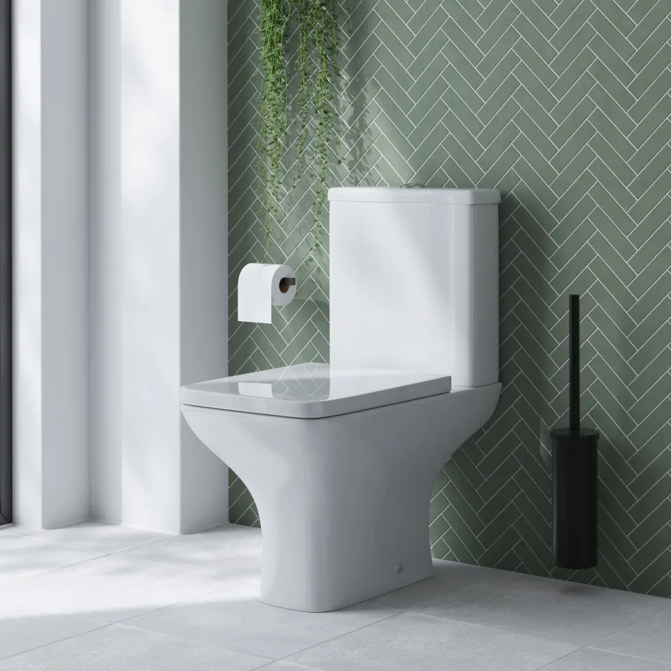 Emily Rimless Modern Toilet & Slim Soft Close Seat