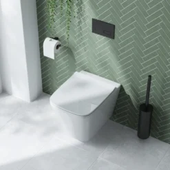 Emily Rimless Short Projection Wall Hung Toilet & Slimline Soft Close Seat