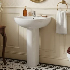 Emma 550mm Full Pedestal & Basin