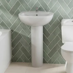 Emma 550mm Full Pedestal & Basin