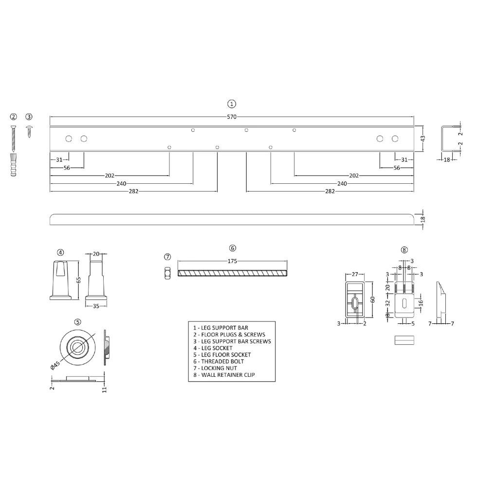 Emma 3 Piece Bathroom Suite with Front Bath Panel