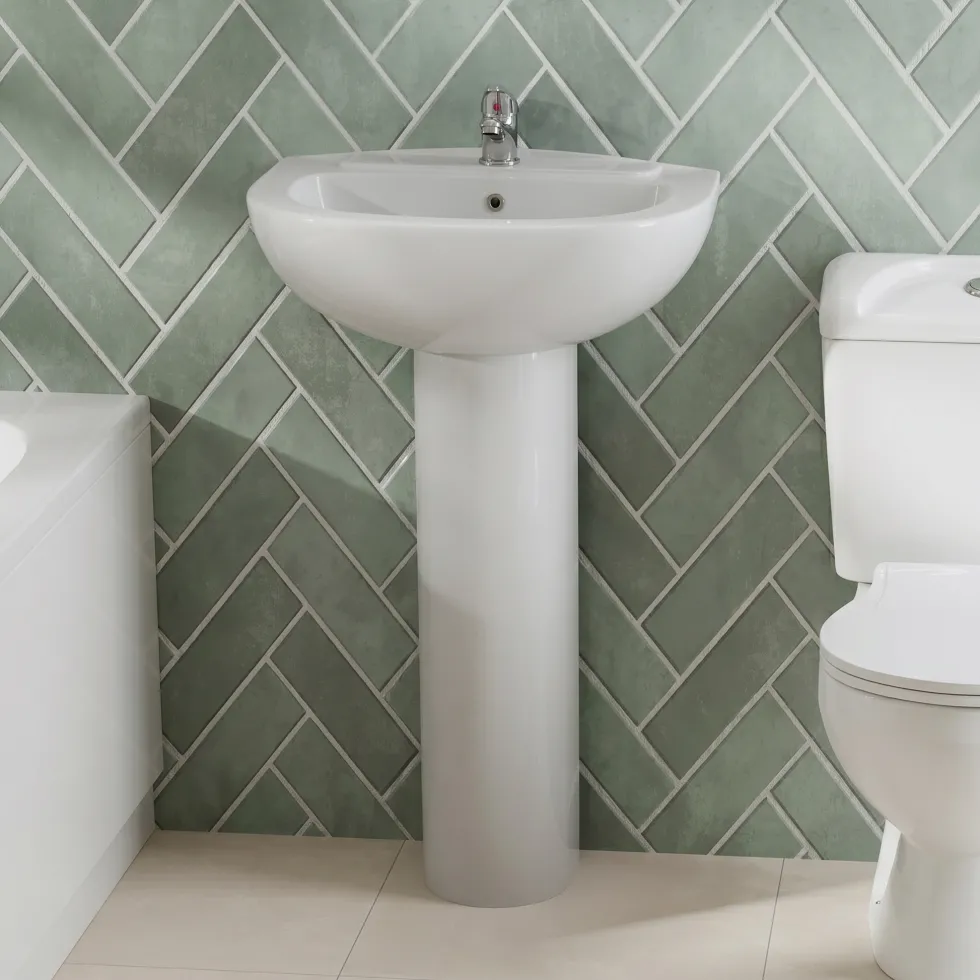 Emma 3 Piece Bathroom Suite with Front Bath Panel
