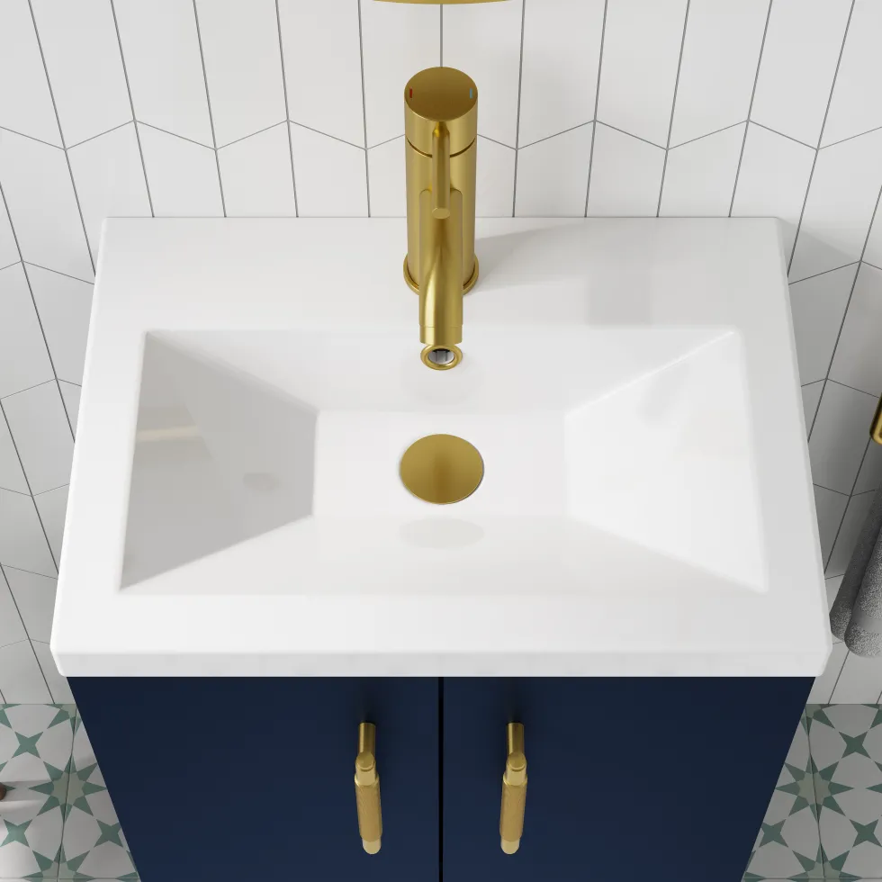 Erin Compact 500mm Floorstanding Cloakroom Vanity Unit & Basin