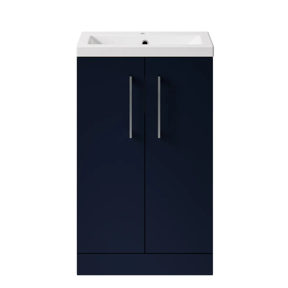 Erin Compact 500mm Floorstanding Cloakroom Vanity Unit & Basin