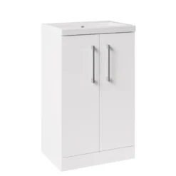 Erin Compact 500mm Floorstanding Cloakroom Vanity Unit & Basin