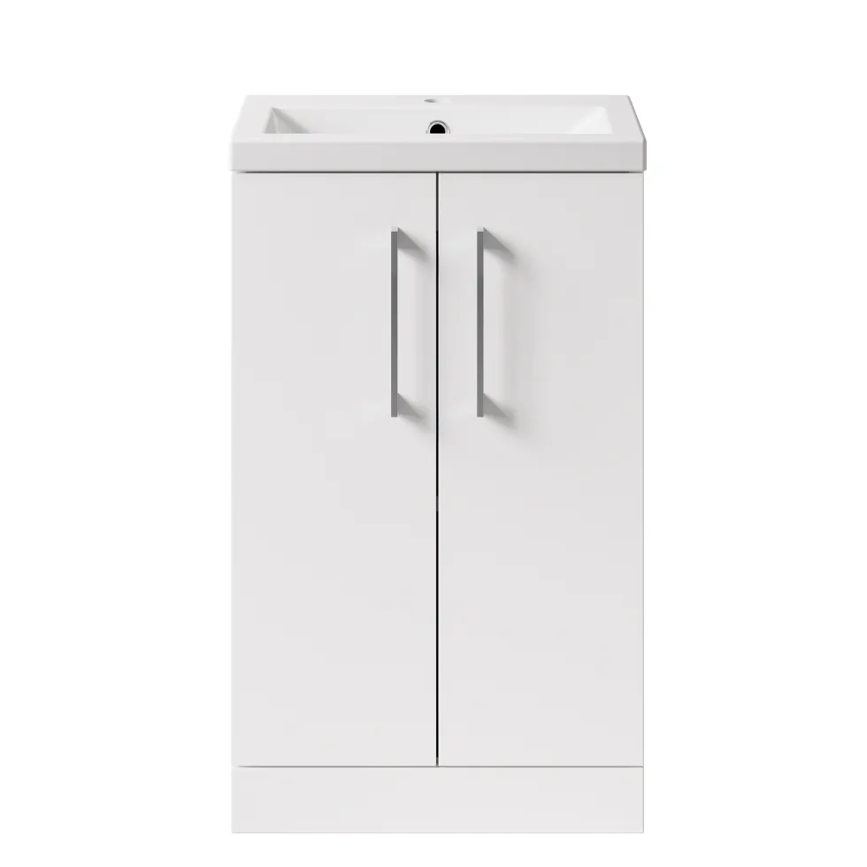 Erin Compact 500mm Floorstanding Cloakroom Vanity Unit & Basin