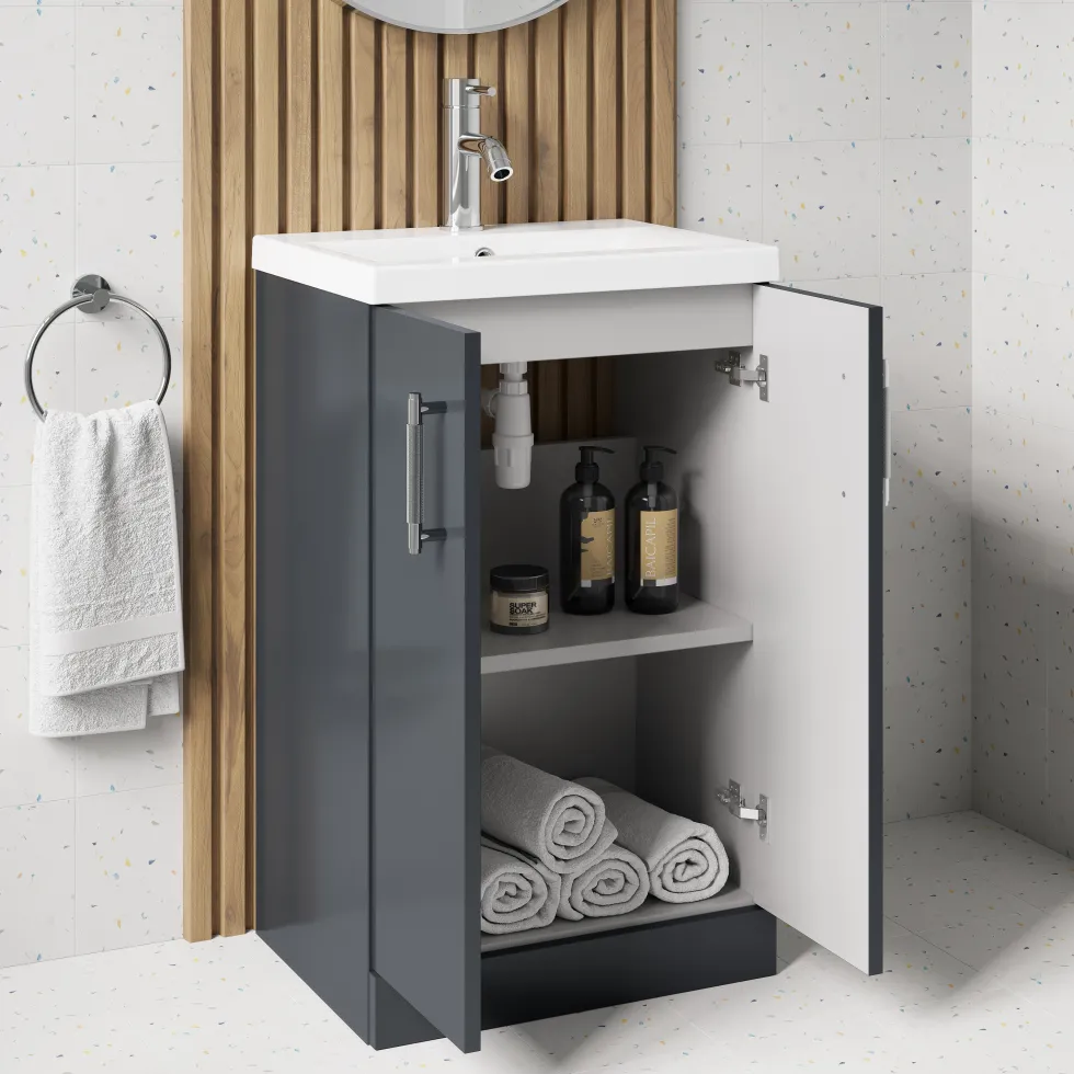 Erin Complete Bathroom Suite with 1700mm L Shaped Shower Bath & Rimless Toilet
