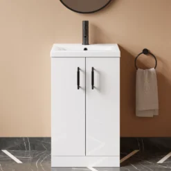 Erin Complete Bathroom Suite with 1700mm L Shaped Shower Bath & Rimless Toilet