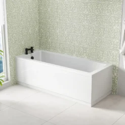 Erin Complete Bathroom Suite with Reinforced Bath & Rimless Toilet
