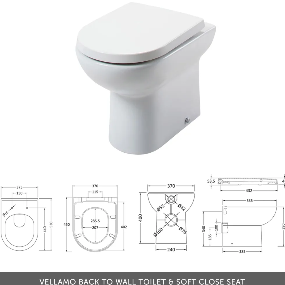 Erin 1000mm 2 Door Combination Basin & Toilet Unit