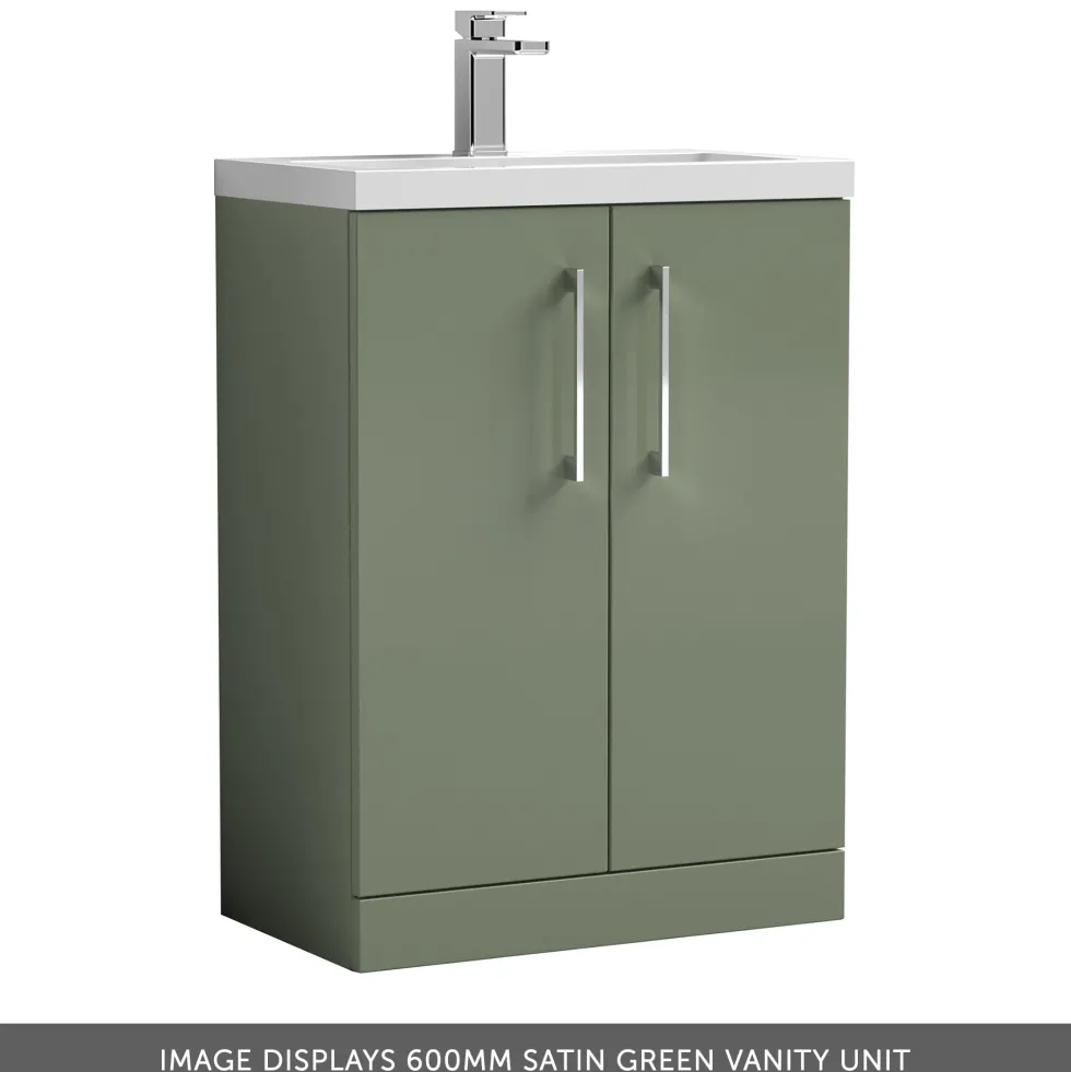 Erin 1100mm 2 Door Combination Basin & Toilet Unit