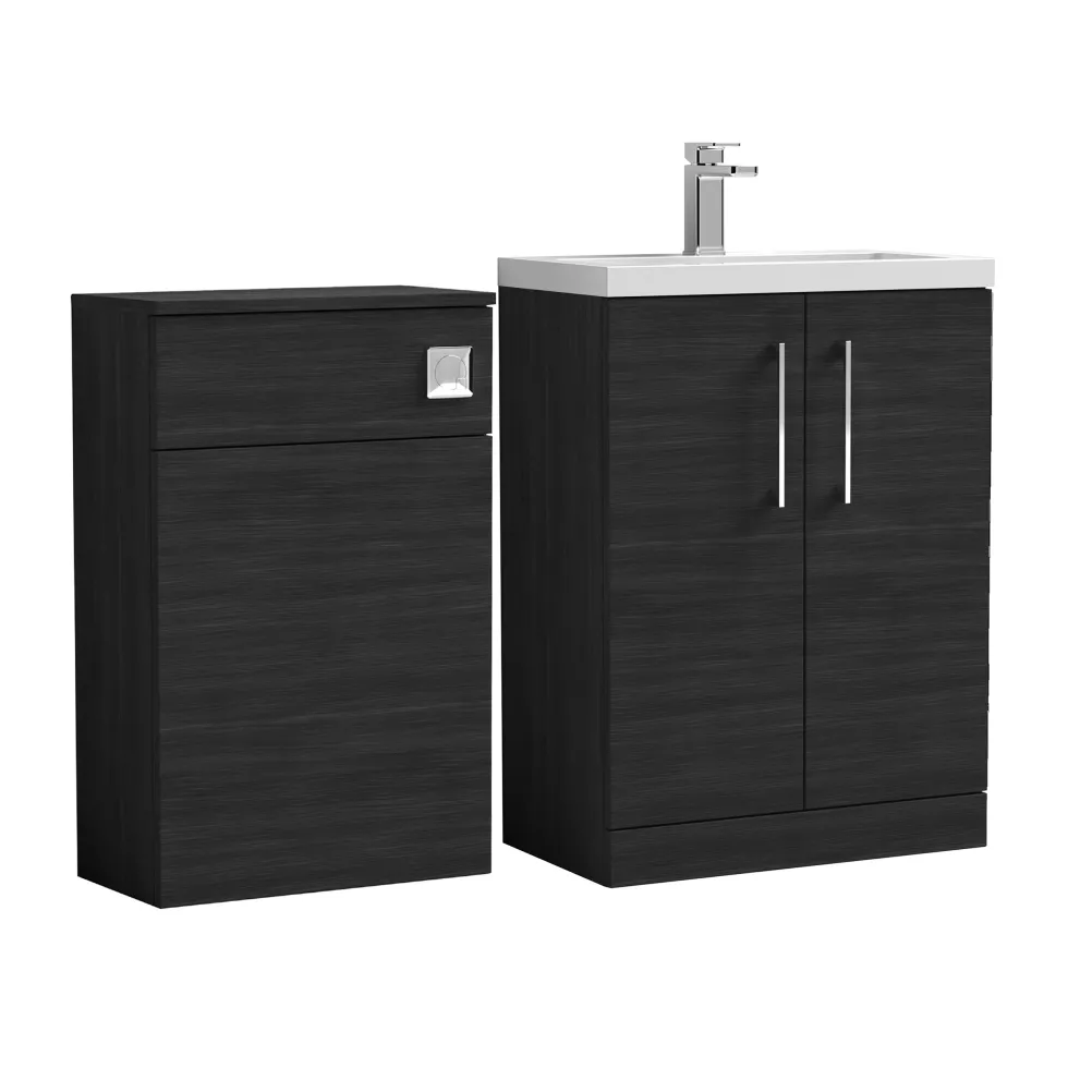 Erin 1100mm 2 Door Combination Basin & Toilet Unit