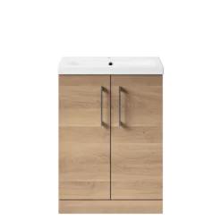 Erin 600mm Floorstanding 2 Door Vanity Unit & Basin