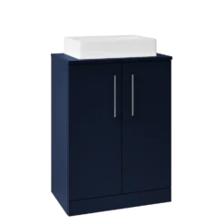 Erin 600mm Floorstanding 2 Door Vanity Unit & Countertop