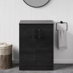 Erin 600mm Floorstanding 2 Door Vanity Unit & Countertop