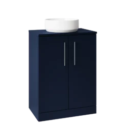 Erin 600mm Floorstanding 2 Door Vanity Unit & Countertop