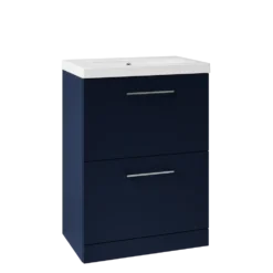 Erin 600mm Floorstanding 2 Drawer Vanity Unit & Basin