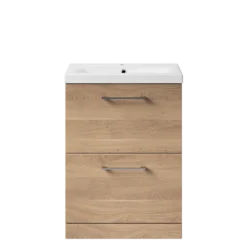 Erin 600mm Floorstanding 2 Drawer Vanity Unit & Basin