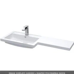 Erin 1100mm Satin Green Combination Bathroom 2 Door Sink & Toilet Unit